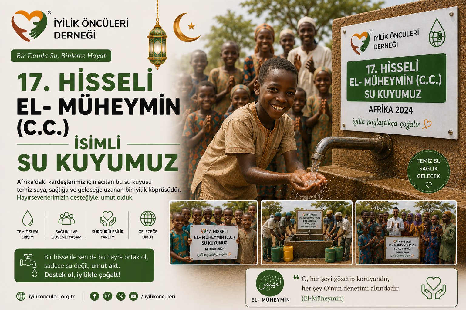 17. Hisseli El- Müheymin (c.c.) isimli su kuyumuz